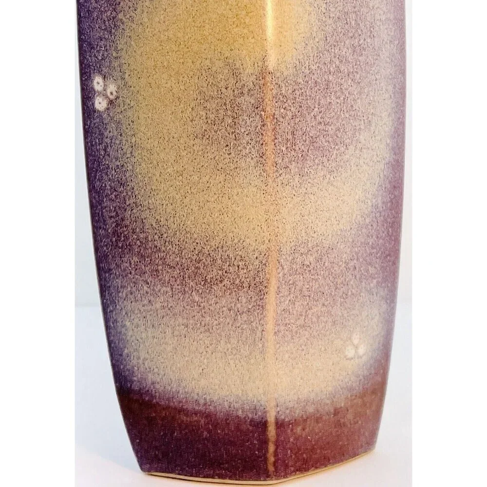 Vintage Studio Art Ceramic Vase Soft Pastel Tones Pacific Pottery James Brooke - Picture 4 of 12